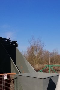 Banda transportadora de la planta de meriólisis